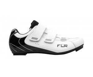 Велосипедные туфли шоссе FLR F-35 бел/черные 