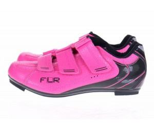 Велосипедные туфли шоссе FLR F-35 черн/розовые