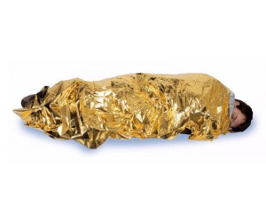 Термоковдра рятувальна Tatonka Rettungsdecke (Gold)