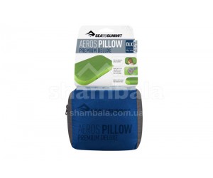 Надувная подушка Sea to Summit Aeros Premium Pillow Deluxe, 14х56х36см, Navy 