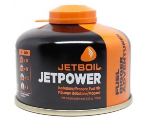 Резьбовой газовый баллон Jetboil Jetpower Fuel Blue, 100 г