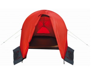 Палатка двухместная Hannah Hawk 2 Snow красно-черная