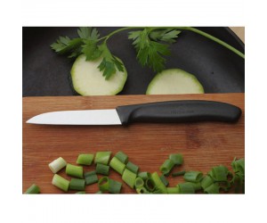 Нож кухонный Victorinox SwissClassic Paring черный 8 см