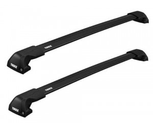 Багажник на интегрированные рейлинги Thule Wingbar Edge Black для Honda HR-V (mkII) 2013-2022 (TH 7214B-7213B-7206-6093)