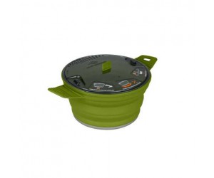 Набор посуды Sea to Summit X-Set 315pc -Storage Sack Included (Olive Pot, Olive Bowl & Mug, Sand Bowl & Mug) 