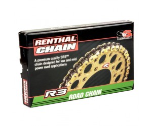 Цепь Renthal R3-3 Road SRS Chain 520 [Gold]