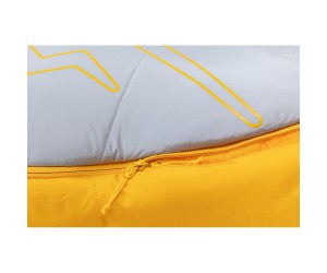 Спальник Turbat Tourer gold fusion/dawn blue - 185 см - желтый/серый