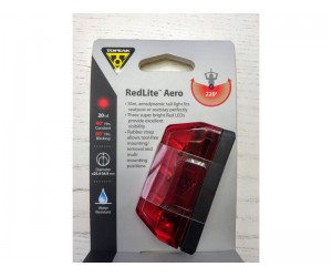 Фара задний диод Topeak RedLite Aero 3 красн диоды 2 функции с/бат черный