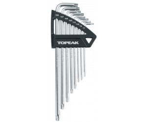 Ключ зірк набір Topeak Torx Set T7/T9/T10/T15/T20/T25/T27/T30 Г-обр сталь CroV