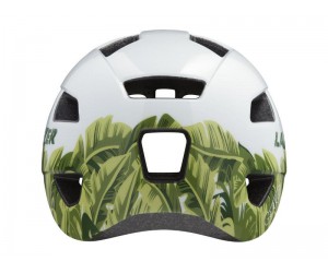 Шлем LAZER Gekko, белые тропики+сетка для насекомых