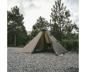 Палатка с острой верхушкой Naturehike CNK2300ZP025, коричневая