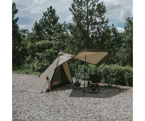 Палатка с острой верхушкой Naturehike CNK2300ZP025, коричневая