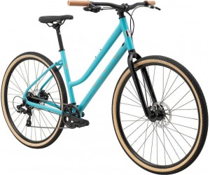 Велосипед 28" Marin Kentfield 1 ST 2024 Gloss Light Blue/Black/Brown