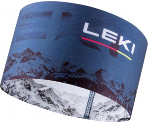 Пов'язка Leki XC Headband dark denim-white-poppy red