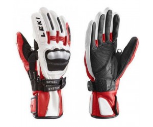Перчатки Leki WC Racing GS S white-red-black
