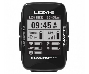 Велокомпьютер Lezyne MACRO Plus GPS Smart LOADED (BLk)