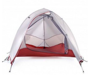 Палатка сверхлегкая двухместная с футпринтом Naturehike Сloud Up 2 Updated NH17T001-T,  20D, серая