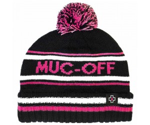 Шапка MUC-OFF SKI HAT чёрно/розовая
