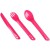 Вилка, ложка, нож Lifeventure Ellipse Cutlery pink