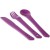 Вилка, ложка, нож Lifeventure Ellipse purple
