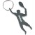 Брелок-открывашка Munkees 3492 Tennis Player grey