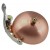 Звонок SUZU CRANE, Brushed Copper, 55мм латунь, скоба