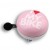 Звонок Green Cycle GBL-458 I love my bike диаметр 80мм розовый