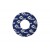 Колечки на грипы ODI Grip Donuts Blue w/ White Logos