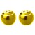 Колпачки на вентиль шины Fouriers US002 Ball/Шар Schrader алю 13г/пара золотые