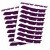 Набір наклейок на обода SPANK Decal kit, Purple