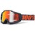 Мото очки 100% ACCURI Goggle Matte Gunmetal - Mirror Red Lens, Mirror Lens