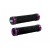 Грипсы ODI Cross Trainer  MTB Lock-On Bonus Pack Black w/Purple Clamps, черные с фиолетов. замк