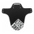 Переднее крыло Rock Shox MTB Fork Fender Black with White Distressed Logo Print