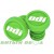 Баренды ODI BMX 2-Color Push in Plugs Refill pack Green w/ White (зелено білі)