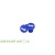 Баренды ODI BMX 2-Color Push in Plugs Refill pack Blue w/ White (синьо білі)