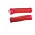 Грипсы ODI AG-1 Signature V2.1 Lock On, Red/Fire Red w/Red Clamps, красные с красными замками