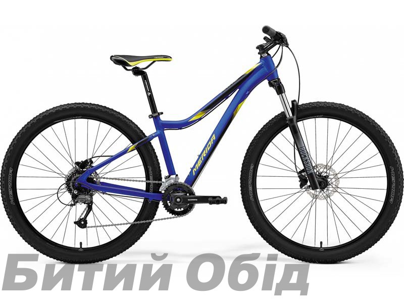 Велосипед MERIDA MATTS 7.60-2X MATT DARK BLUE(YELLOW) 2021 год