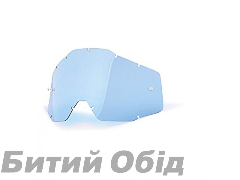 Линза к очкам 100% RACECRAFT/ACCURI/STRATA Replacement Lens Blue Anti-Fog, Colored Lens