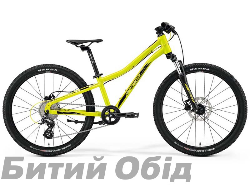 Велосипед MERIDA MATTS J.24 YELLOW(BLACK) 2021 год