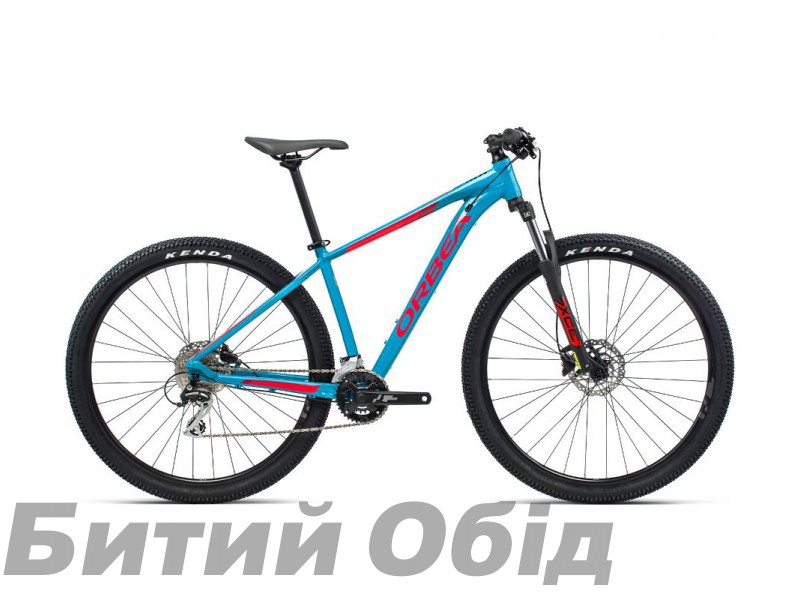 Велосипед Orbea MX 50 29 2021 Blue Bondi- Bright Red (Gloss)