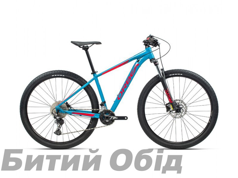 Велосипед Orbea MX30 29 2021 Blue Bondi- Bright Red (Gloss)