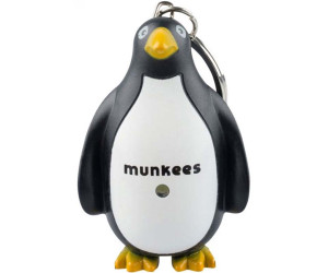 Брелок-ліхтарик Munkees 1108 Penguin LED black-white