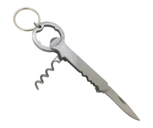 Брелок-ніж-штопор Munkees 3456 SS Corkscrew steel