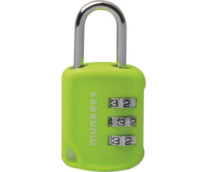 Брелок-замок Munkees 3605 Combi Lock 2 lime