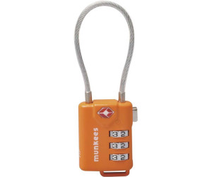 Брелок-замок Munkees 3609 TSA Cable Combi Lock