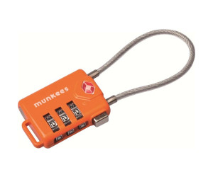 Брелок-замок Munkees 3609 TSA Cable Combi Lock