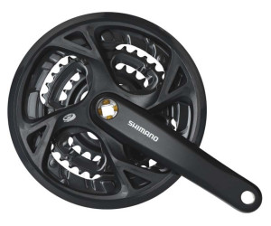 Шатуни Shimano FC-M371-3, 175мм,захист зірок, з болтами