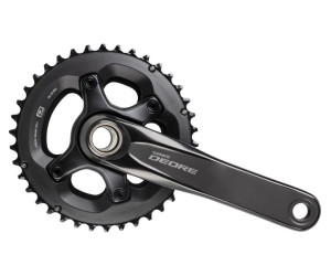 Шатуни Shimano FC-M6000-2 DEORE, інтегрована вісь, 175мм 38X28 10-шв. CL-48,8мм, без каретки