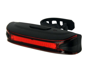 Свет задний Longus CHIP 20LED 5 ф-ций USB, 65lm, черный