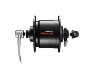 Динамо-втулка DH-C3000-3N NEXUS, 6V/3,0W 32отв, OLD:100мм, QR, чорн
